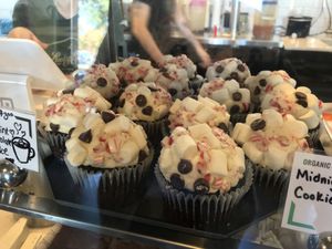 Other worldly cupcakes. at Karma Cream in Gainesville