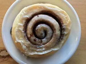 Chelsea bun. at Karma Cream in Gainesville