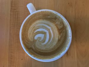 Nice cup of coffee. at Karma Cream in Gainesville