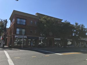 From the parking lot across the street. at Karma Cream in Gainesville