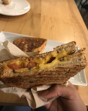 grilled cheeze sandwich at Karma Cream in Gainesville
