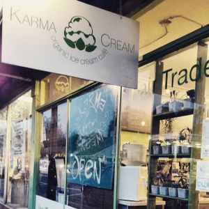 Store front  at Karma Cream in Gainesville