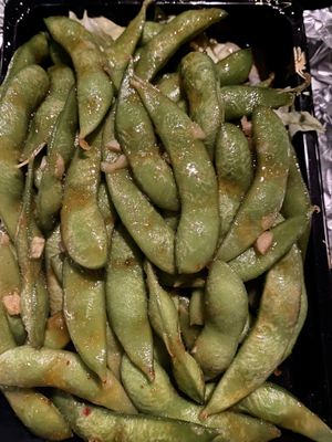 Spiced edamame   at Geisha Lounge in Breda