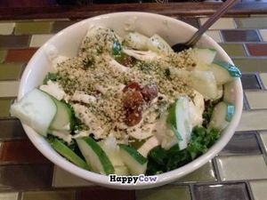 tomato basil bowl at Sage Organic Vegan Cafe and KindKreme in Pasadena