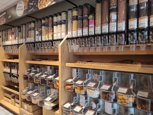 Bulk grains at Biocoop in Auray