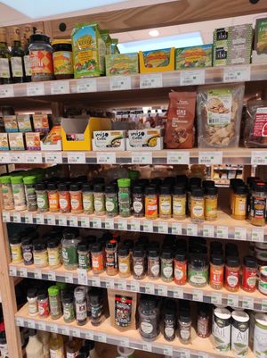 Spices at Biocoop in Auray