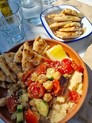 Rainbow salad at Lovemade in Kos