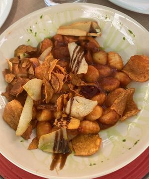 estos son los ñoquis😋😋  at Sidrería As de Guía in Llanes