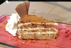 Tarta de nueces at Sidrería As de Guía in Llanes