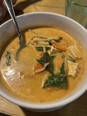 Vegan red curry (1/5)  at Annie's Thai in Jackson