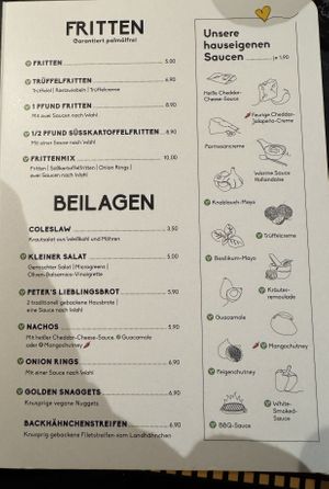 Fries & Extras .  at Peter Pane in Greifswald