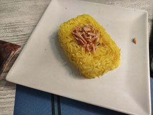 Arroz con frutos secos #Veganuary at Restaurante Damasco in Cordoba