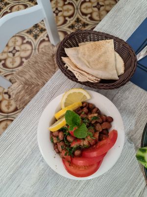 Foul beans at Restaurante Damasco in Cordoba