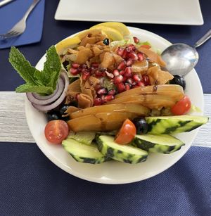 Salad  at Restaurante Damasco in Cordoba