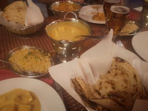 Pan paratha at The Curry House in Benidorm