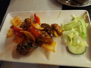 Garlic mushrooms at The Curry House in Benidorm