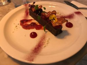 Chocolate dessert  at 1847 in Manchester