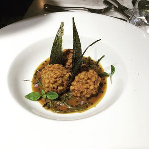 Crispy tofu bulgar at 1847 in Manchester