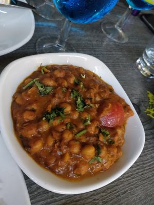 Channa masala at Garam Masala in St Pauls Bay