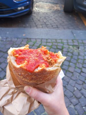 Cuzzetiello con ragù di seitan at Tandem - Spaccanapoli in Naples