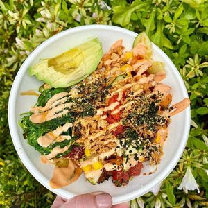 . at ZenFish Poke Bar in Durham