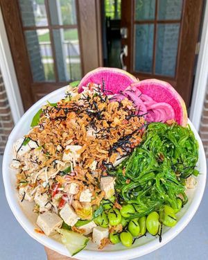 . at ZenFish Poke Bar in Durham