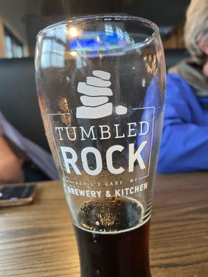 Beer at Tumbled Rock in Baraboo