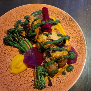 Tofu dish at Strikið in Akureyri