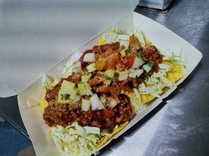 Nachos Salad at TriVegan in Lucena City