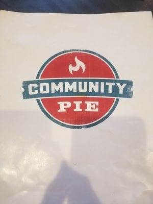 Menu at Community Pie in Chattanooga