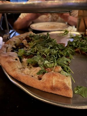 Vegan mushroom lover pizza   at Community Pie in Chattanooga