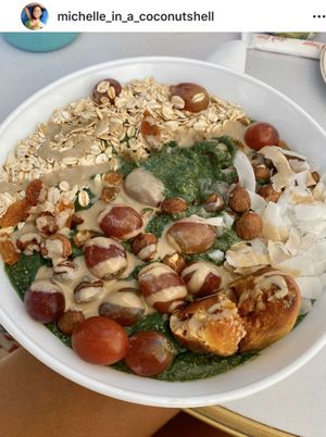 Green Dragon Bowl at Veganzania in Dahab