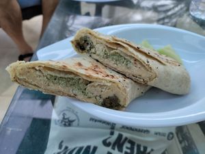 Bedouin burrito at Veganzania in Dahab