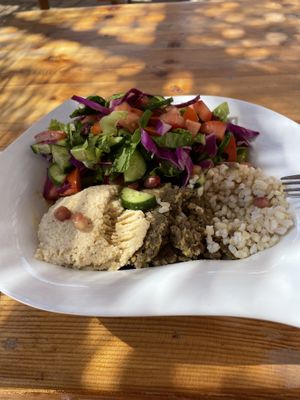 Buddha bowl  at Veganzania in Dahab