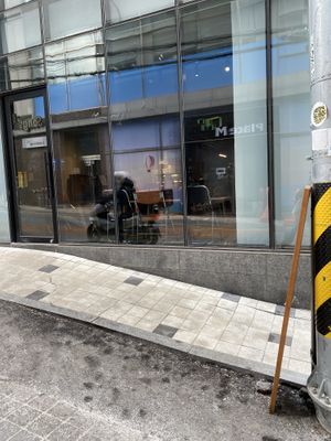 Kind of obscure storefront.  Wasn’t sure if I was in the right place   at Coffee Doga Heritage - Ehwa branch 커피도가 헤리티지 이화점 in Seoul