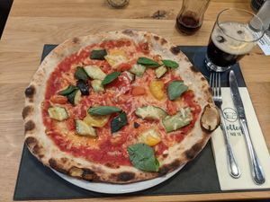 Pizze Verdure (vegan) at Bottega No. 13 in Neustift Im Stubaital