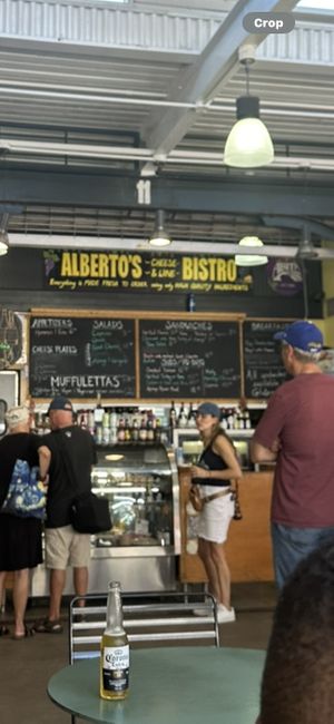 Vegan muffalettas   at The French Market in New Orleans