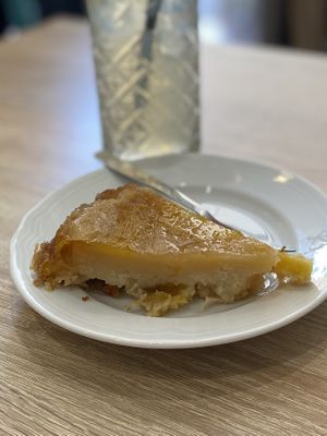Upside down pineapple cake  at Biolino in La Spezia