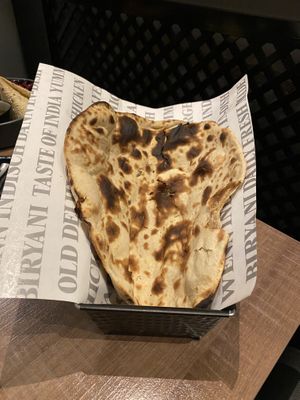 Vegan naan on request 🙂  at Restaurant In-Dish in Vienna