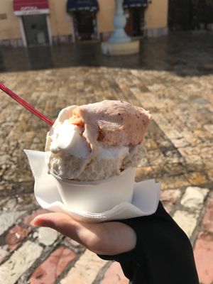 Coconut, nectarine and malaga flavors at Cattarissimo in Kotor