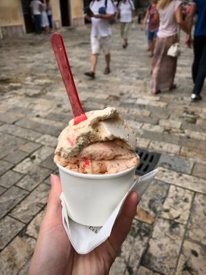 Malga, pear and nectarine flavors at Cattarissimo in Kotor