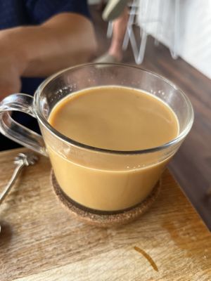 Americano with oat milk   at Riptide   in Poole