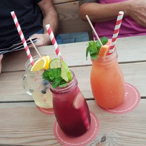 detox water and lemonades at Sissi und Franz in Frankfurt