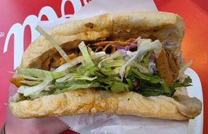 Veganer Döner at Emirdağ-Kebabhaus in Aschaffenburg