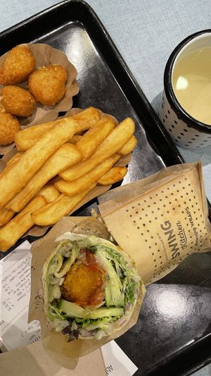 In love with this place, so yummy! Even the cold beverages are so good  at Swing Kitchen - Universitätsring in Vienna