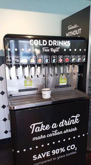 Refill Station at Swing Kitchen - Universitätsring in Vienna