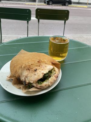 Classic pita  at Ta'ameya Falafel in Stockholm