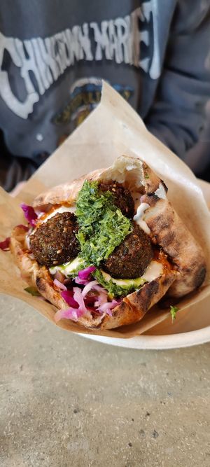 at Ta'ameya Falafel in Stockholm