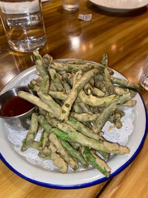 Tempura green beans at September in Bangkok in New Haven