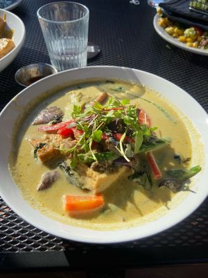 Eggplant green curry at September in Bangkok in New Haven